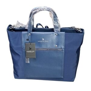London Fog Navy Messager Bag  100th Anniversary